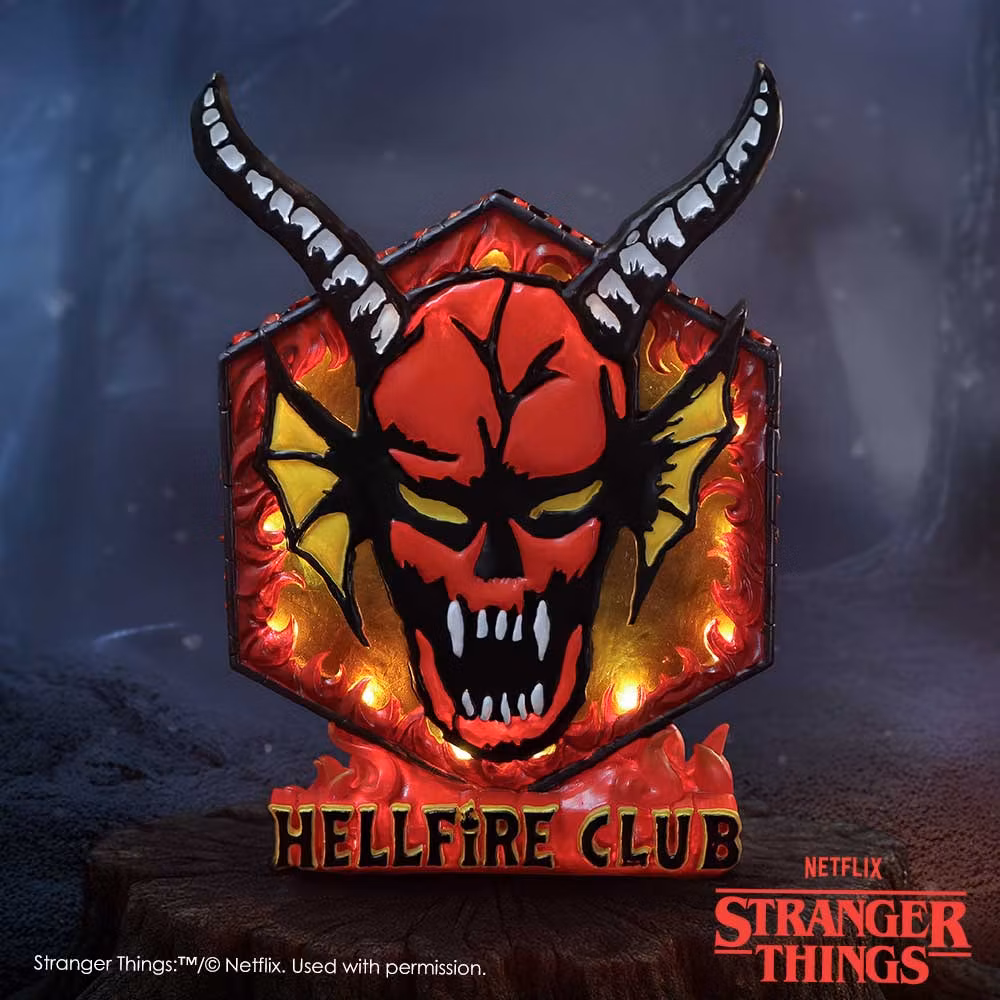 Stranger Things Hellfire Club Lamp