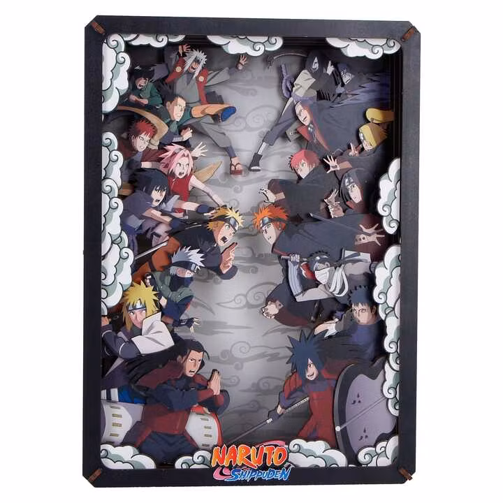 Naruto Model Kit Wooden Theatre Combat (Large)