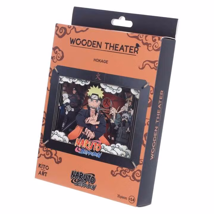 Naruto Model Kit Wooden Theatre Hokage (Medium)