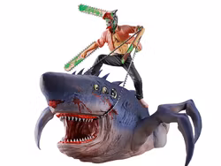 Chainsaw Man - The Movie: Reze Arc Mega Impact Ichibansho Chainsaw Man & Beam (The Movie Second) Figure