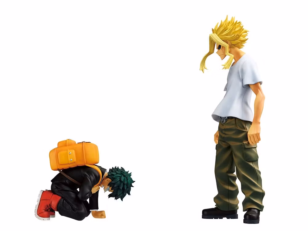 My Hero Academia Masterlise Plus Ichibansho Izuku Midoriya & All Might (The Story of How He Became the Greatest Hero) Figure