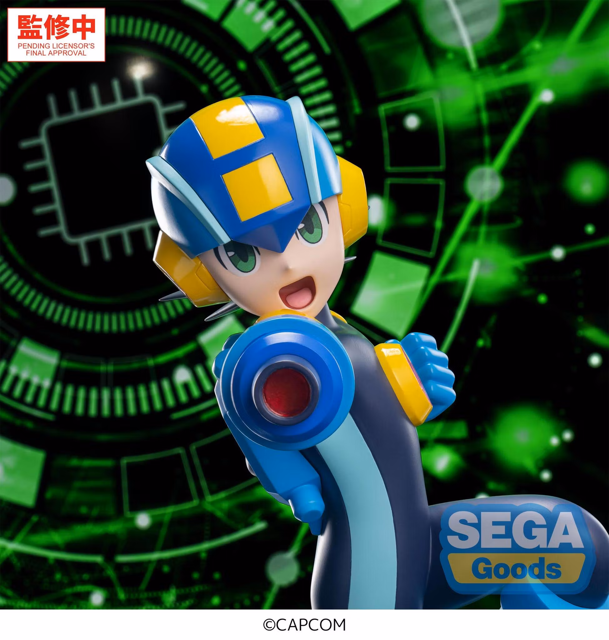 Mega Man Battle Network Luminasta Mega Man Figure