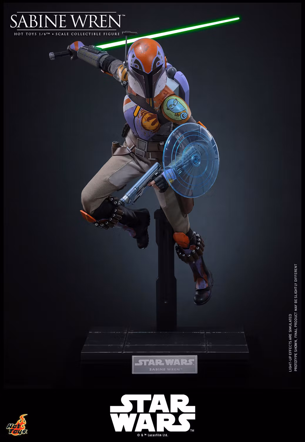 Star Wars Rebels TMS171 Sabine Wren 1/6th Scale Collectible Figure