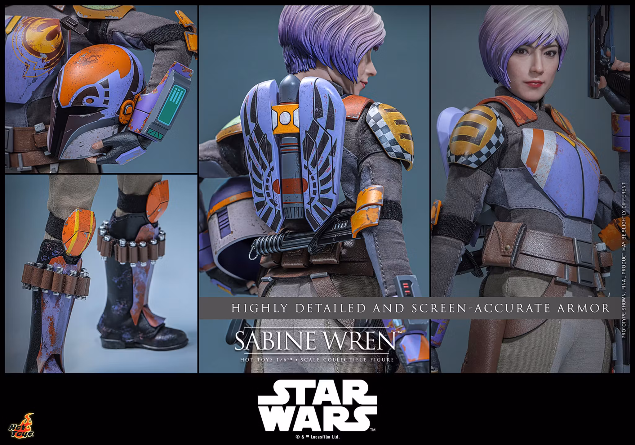 Star Wars Rebels TMS171 Sabine Wren 1/6th Scale Collectible Figure