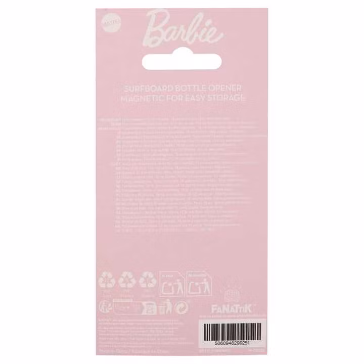 Barbie Bottle Opener Surfboard Magnetic