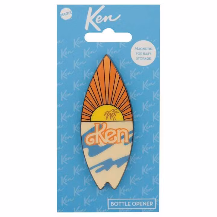 Barbie Bottle Opener Ken Surfboard Magnetic