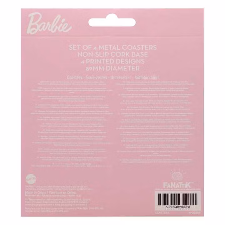 Barbie Coaster 4-Pack