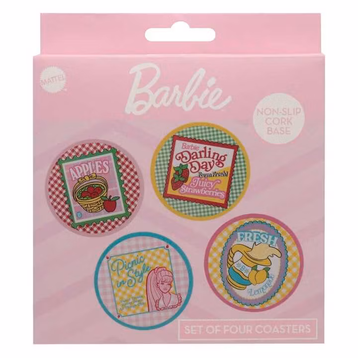 Barbie Coaster 4-Pack