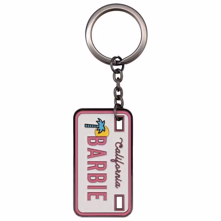 Barbie License Plate Keyring Limited Edition