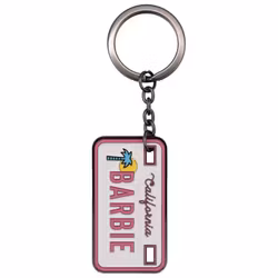 Barbie License Plate Keyring Limited Edition