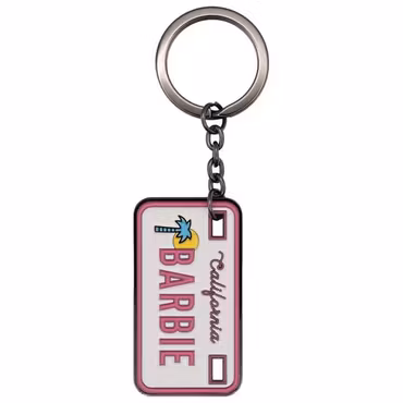 Barbie License Plate Keyring Limited Edition