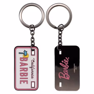 Barbie License Plate Keyring Limited Edition
