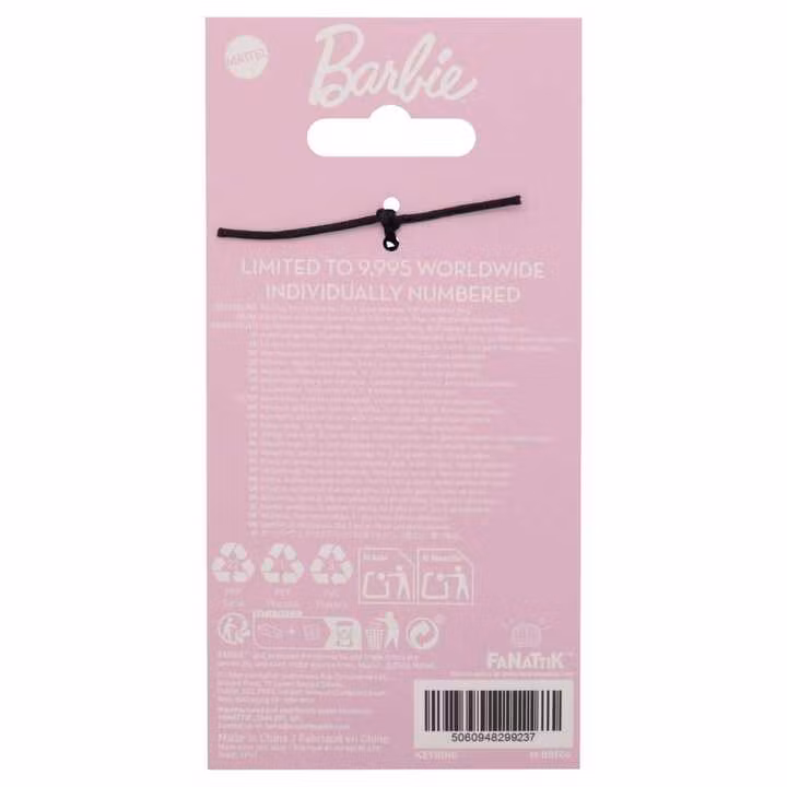 Barbie License Plate Keyring Limited Edition