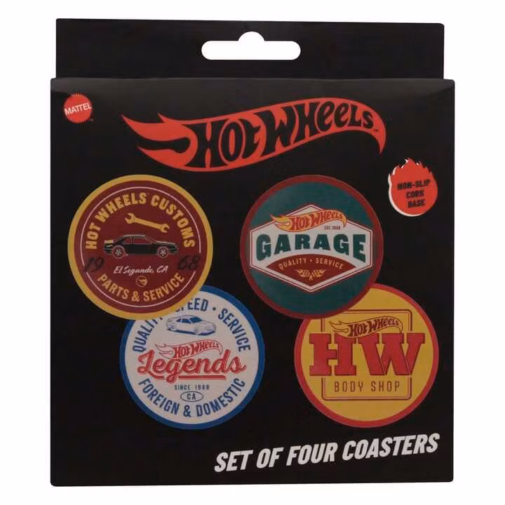 Hot Wheels Coaster 4-Pack
