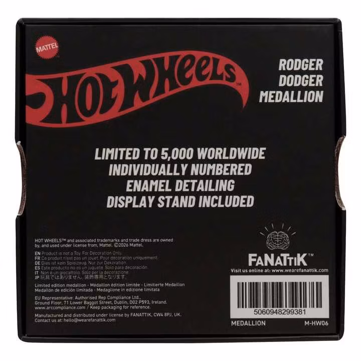 Hot Wheels Medallion Rodger Dodger Limited Edition
