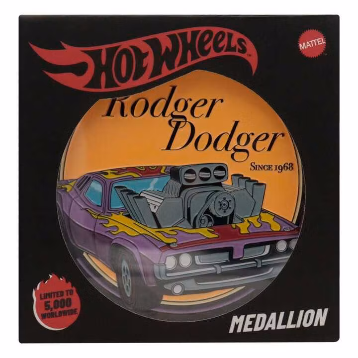 Hot Wheels Medallion Rodger Dodger Limited Edition