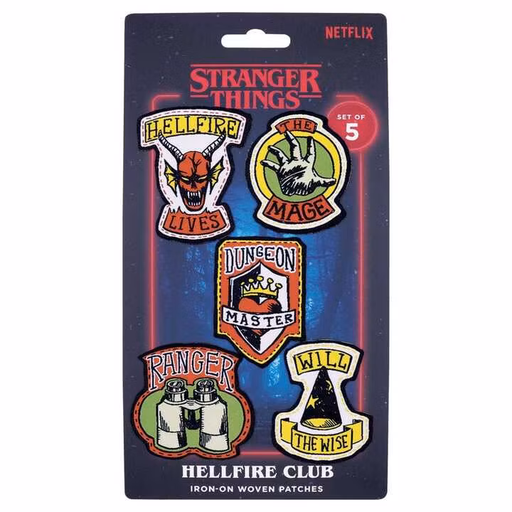 Stranger Things Fabric Patches 5-Pack