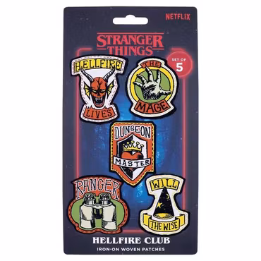Stranger Things Fabric Patches 5-Pack