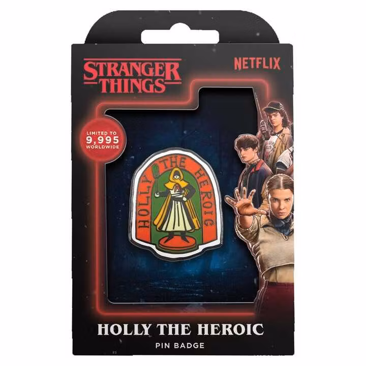 Stranger Things Pin Badge Holly The Heroic Limited Edition