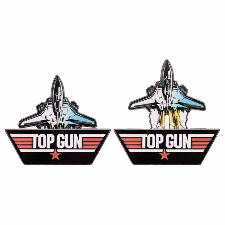 Top Gun Pin Badge Moving Limited Edition