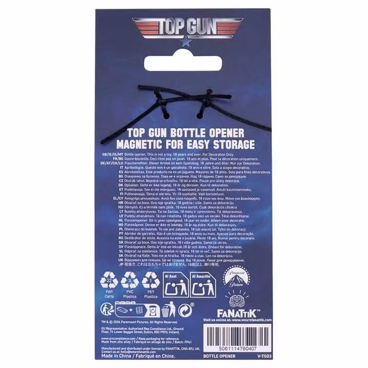 Top Gun Bottle Opener F-14 Limited Edition