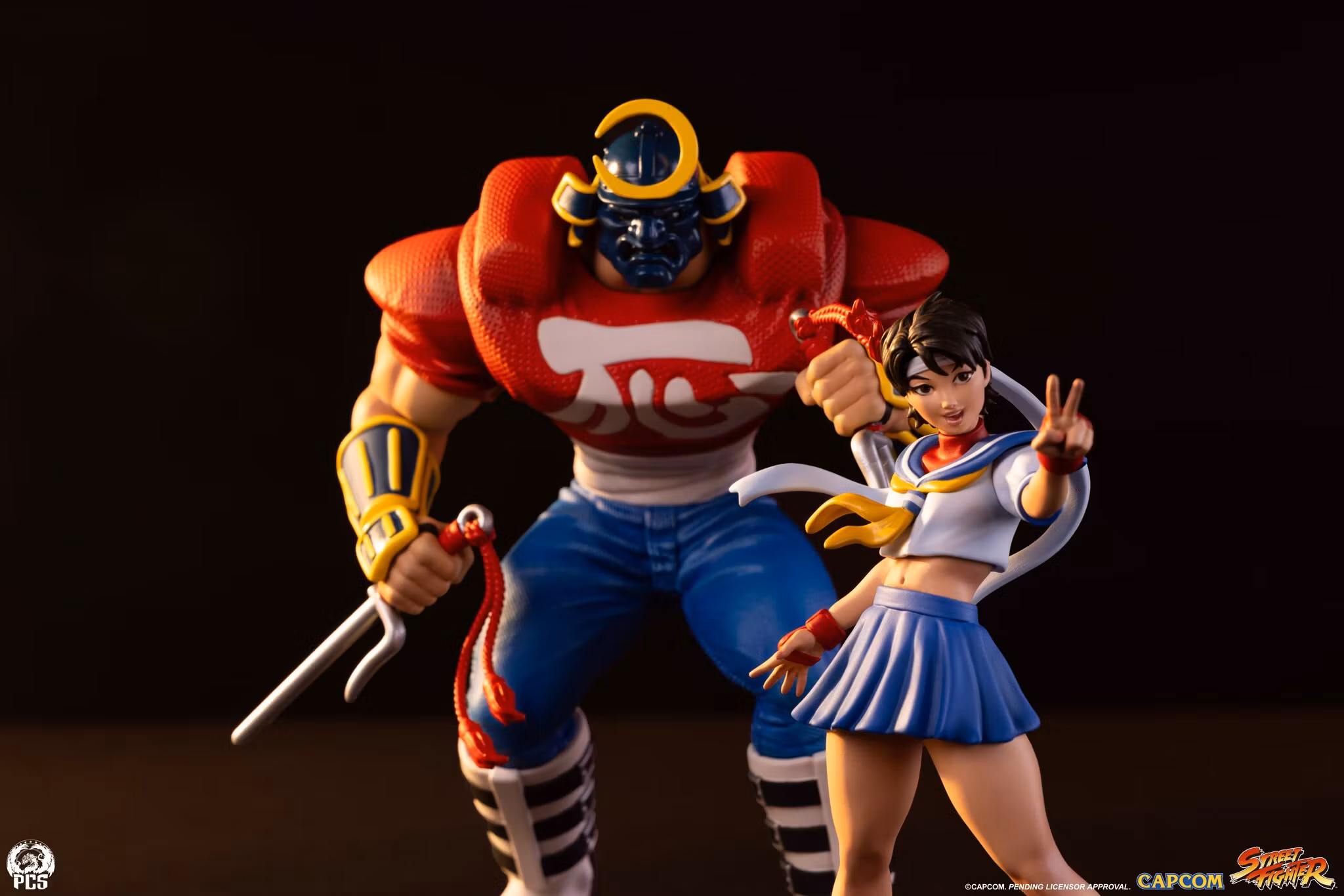 Street Fighter Street Jam Sodom & Sakura 1/10 Scale Statue Set