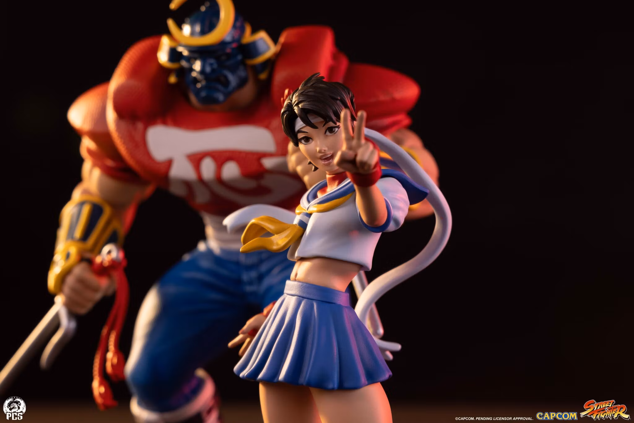 Street Fighter Street Jam Sodom & Sakura 1/10 Scale Statue Set