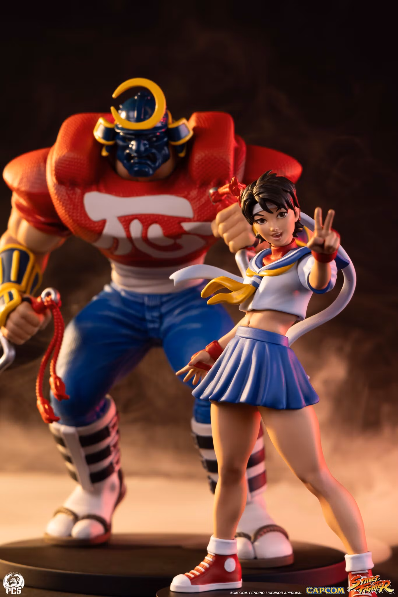 Street Fighter Street Jam Sodom & Sakura 1/10 Scale Statue Set