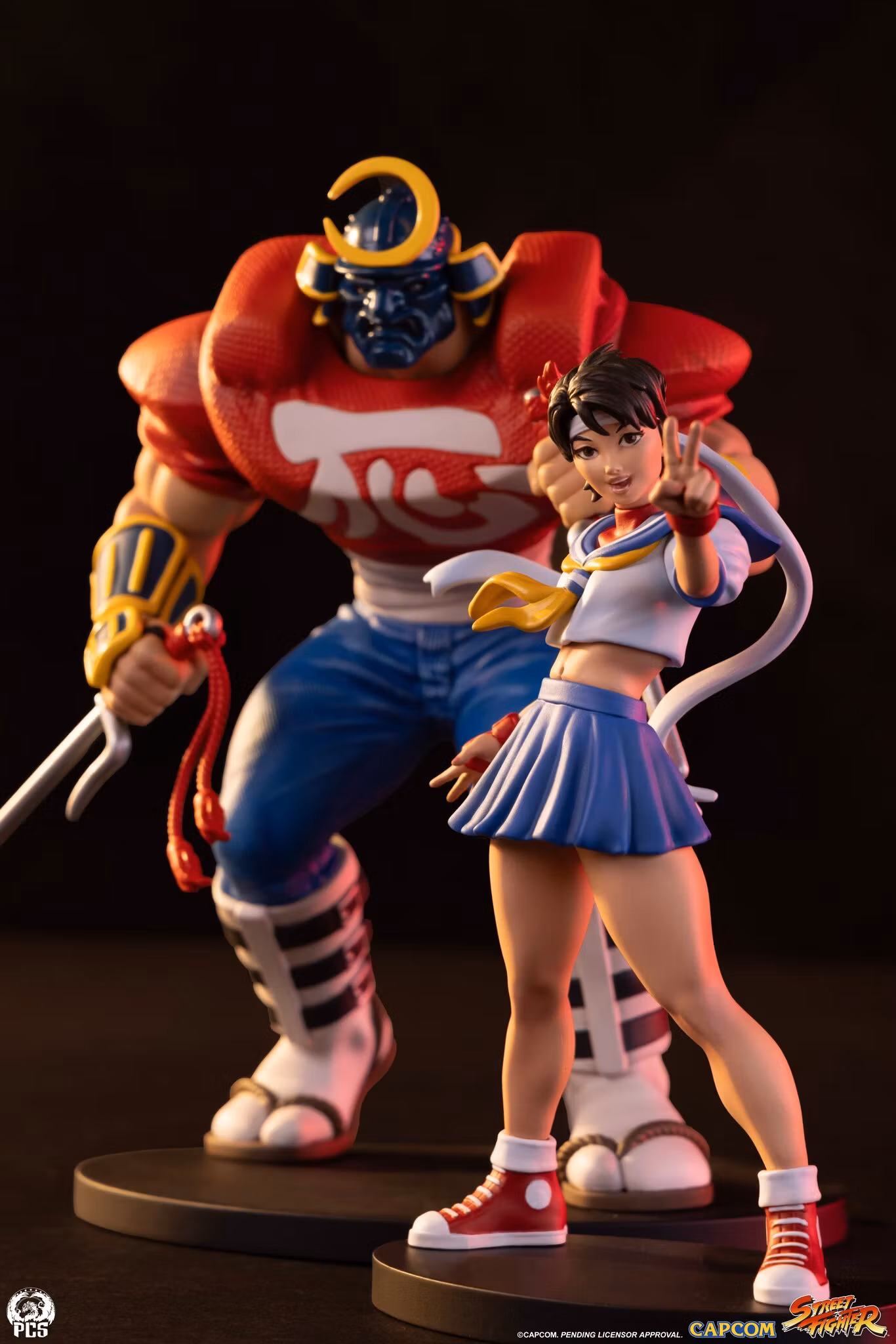 Street Fighter Street Jam Sodom & Sakura 1/10 Scale Statue Set