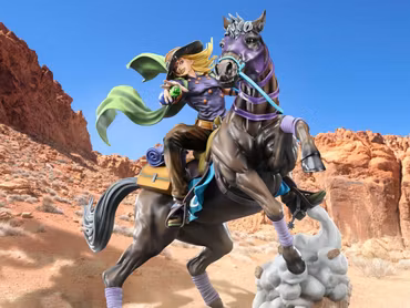 JoJo's Bizarre Adventure: Steel Ball Run Chozo Art Collection Gyro Zeppeli & Valkyrie Figure