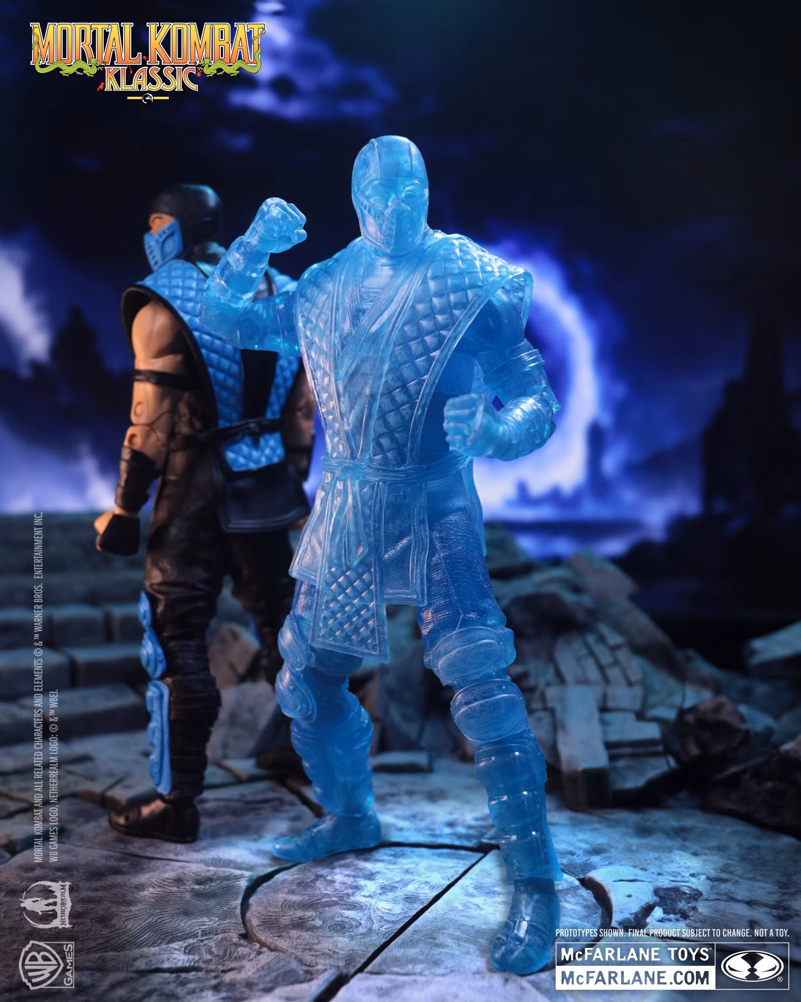 Mortal Kombat Klassic Sub-Zero (Ice Clone) 7" Action Figure