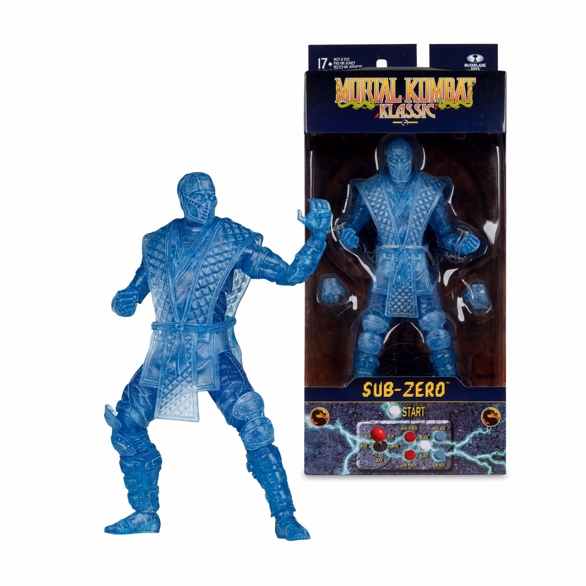 Mortal Kombat Klassic Sub-Zero (Ice Clone) 7" Action Figure