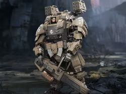 Dark Source APOC Series Cosmic Zenith Fire Support Mech 1/25 Scale Action Figure