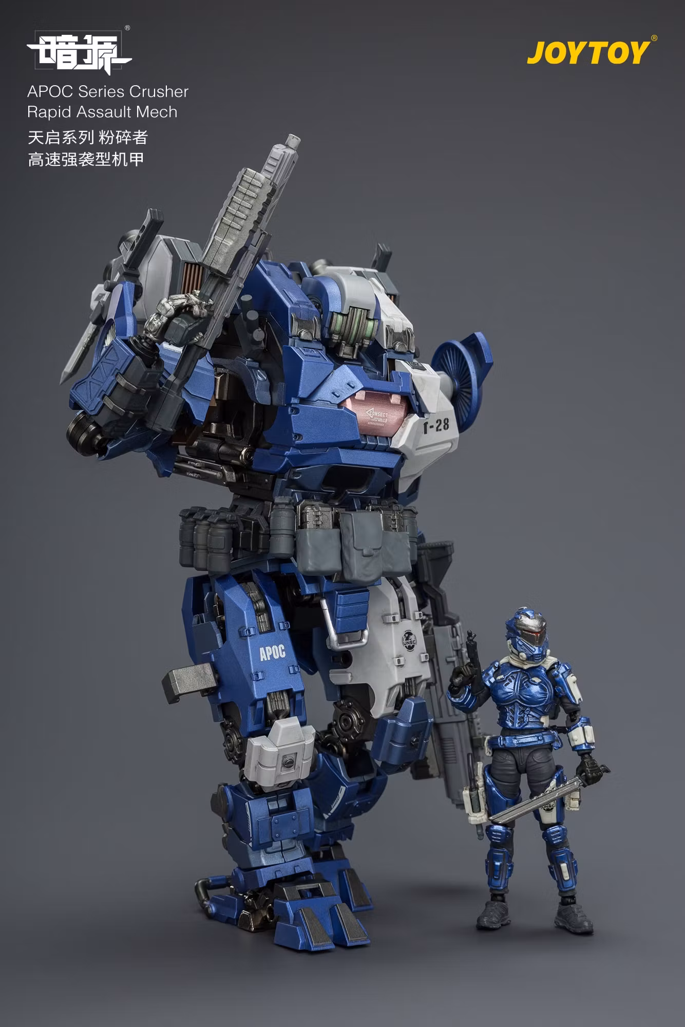 Dark Source APOC Series Crusher Rapid Assault Mech 1/25 Scale Action Figure