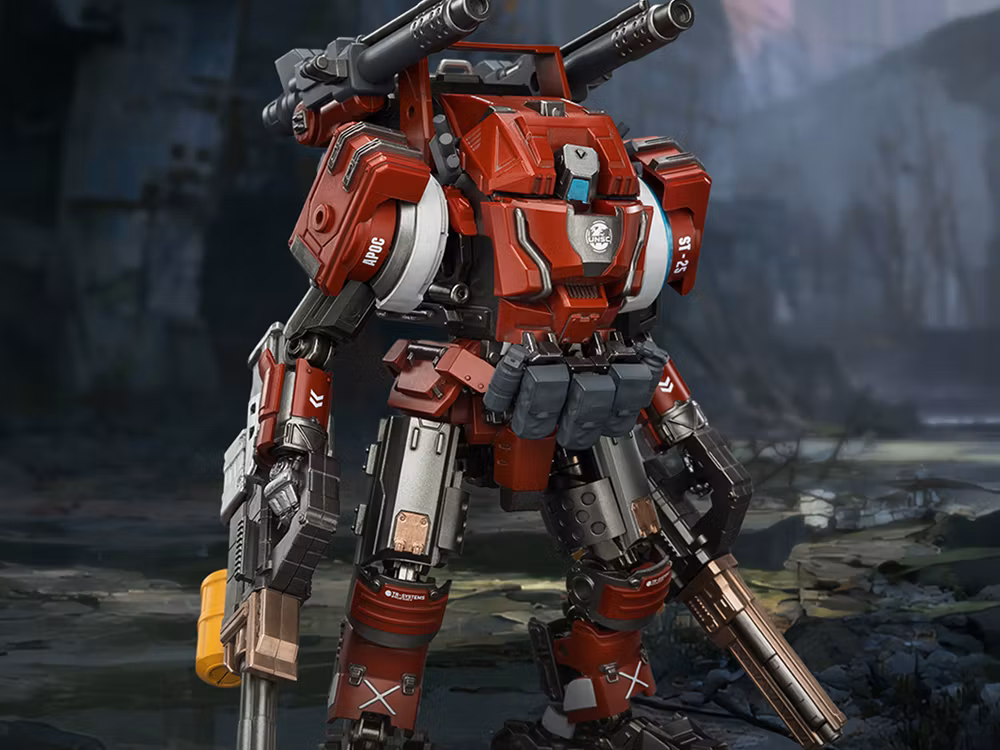 Dark Source APOC Series Iron Skybearer Heavy Fire Assault Mech 1/25 Scale Action Figure