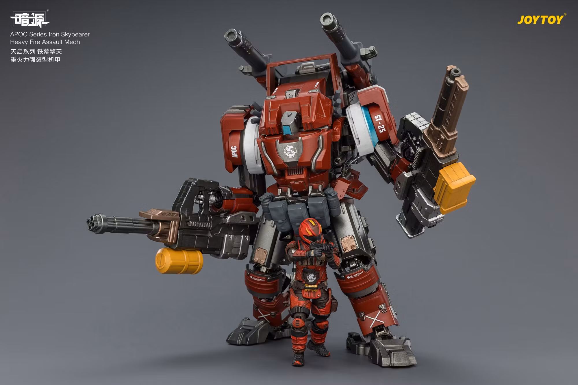 Dark Source APOC Series Iron Skybearer Heavy Fire Assault Mech 1/25 Scale Action Figure