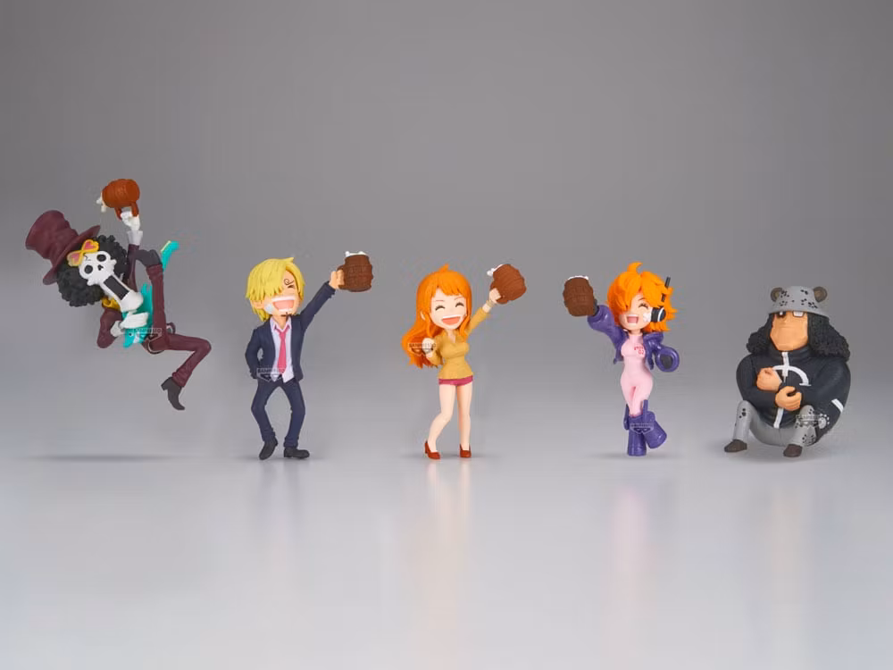 One Piece World Collectable Figure Banquet 3 Set of 5 Figures