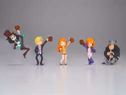 One Piece World Collectable Figure Banquet 3 Set of 5 Figures