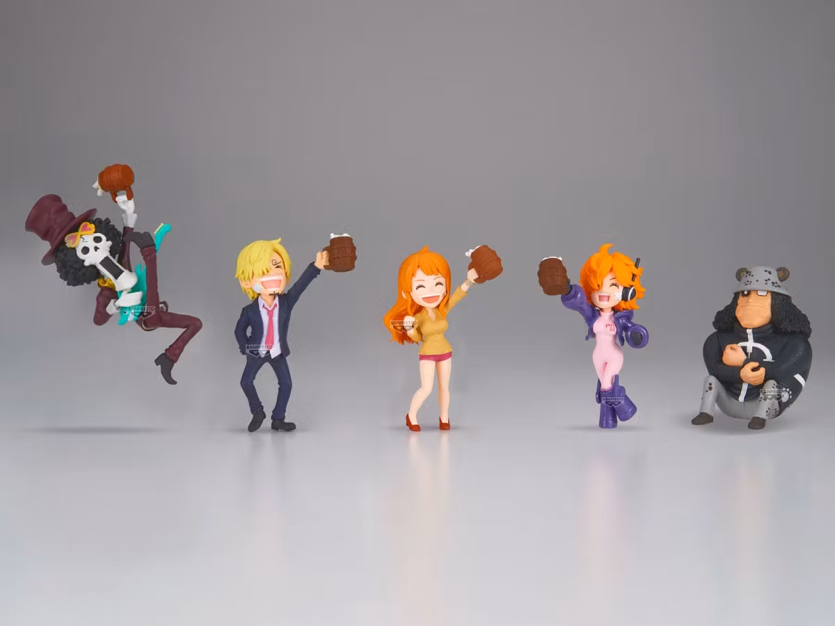 One Piece World Collectable Figure Banquet 3 Set of 5 Figures