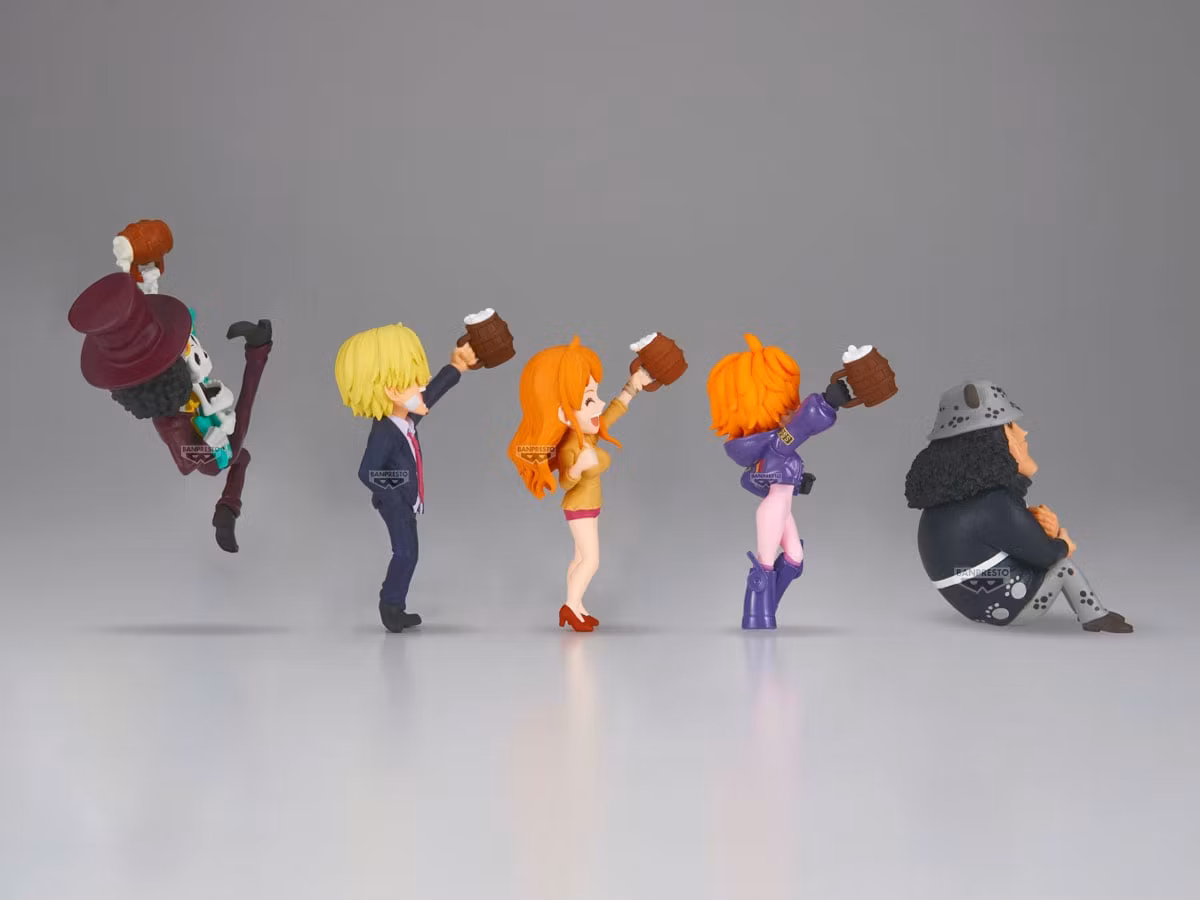 One Piece World Collectable Figure Banquet 3 Set of 5 Figures