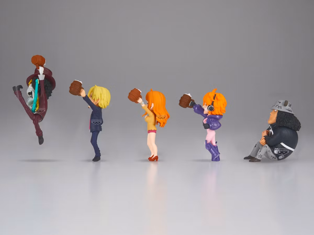 One Piece World Collectable Figure Banquet 3 Set of 5 Figures