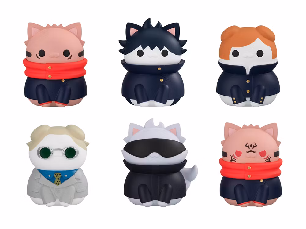 Jujutsu Kaisen Mega Cat Project Jujutsu Cats (Shibuya Incident Ver.) Box of 8 Random Figures (Rerelease)