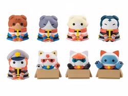 Mobile Suit Gundam Nyandam Mega Cat Project We are the Earth Federation Forces! Set of 8 Figures (Rerelease)
