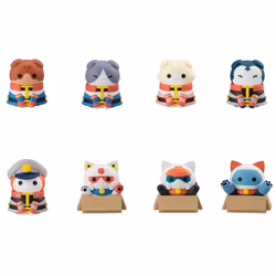 Mobile Suit Gundam Nyandam Mega Cat Project We are the Earth Federation Forces! Set of 8 Figures (Rerelease)