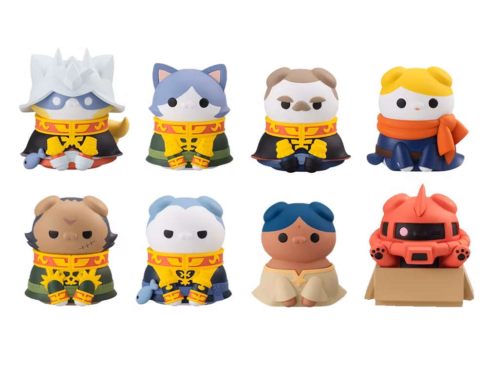 Mobile Suit Gundam Nyandam Mega Cat Project We are the Principality of Zeon! Set of 8 Figures (Rerelease)