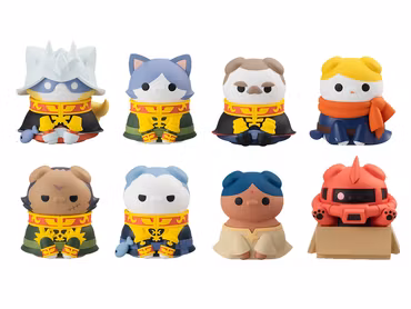 Mobile Suit Gundam Nyandam Mega Cat Project We are the Principality of Zeon! Set of 8 Figures (Rerelease)