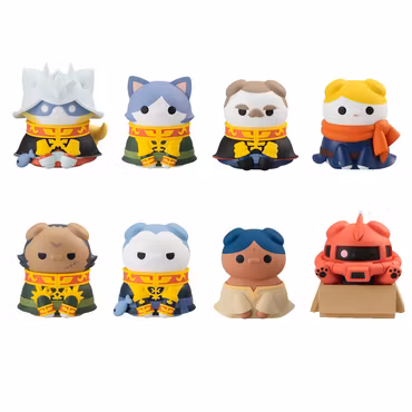 Mobile Suit Gundam Nyandam Mega Cat Project We are the Principality of Zeon! Set of 8 Figures (Rerelease)