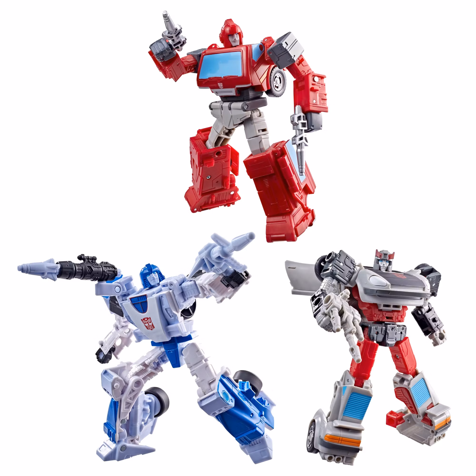 Transformers: Age of the Primes Autobot Mirage, Ironhide & Bluestreak Action Figure Three-Pack