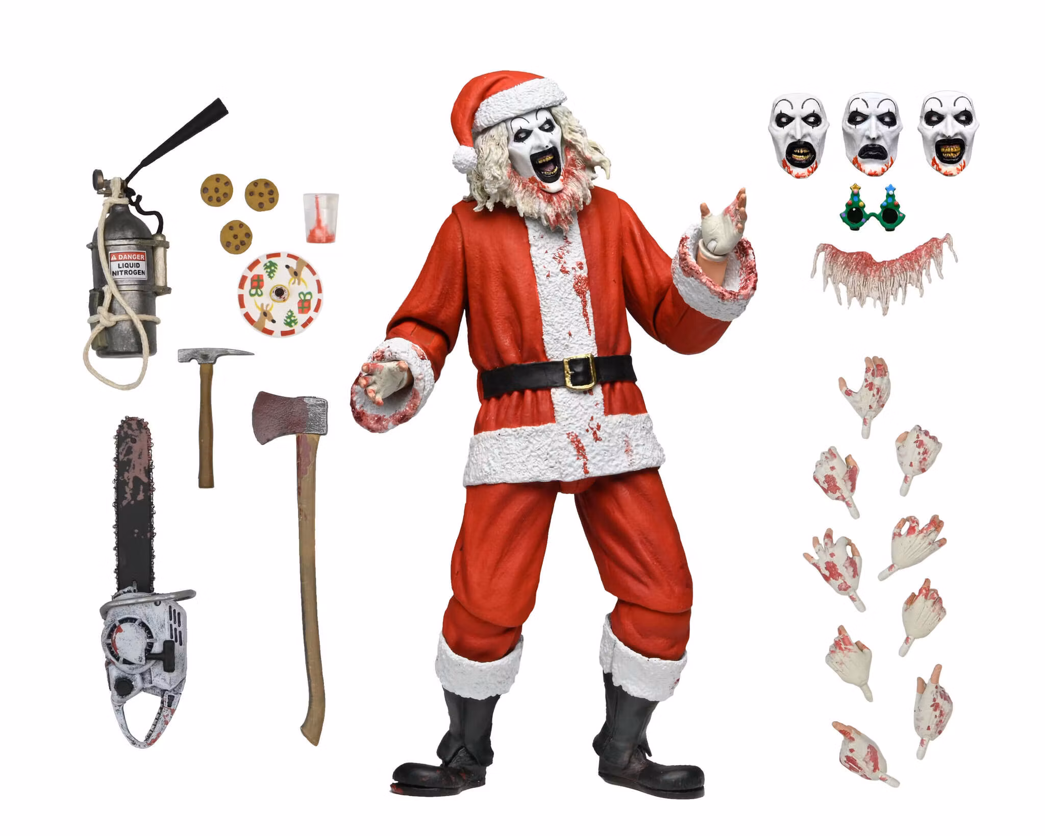 Terrifier 3 Ultimate Art the Clown (Bloody Santa Suit) Action Figure