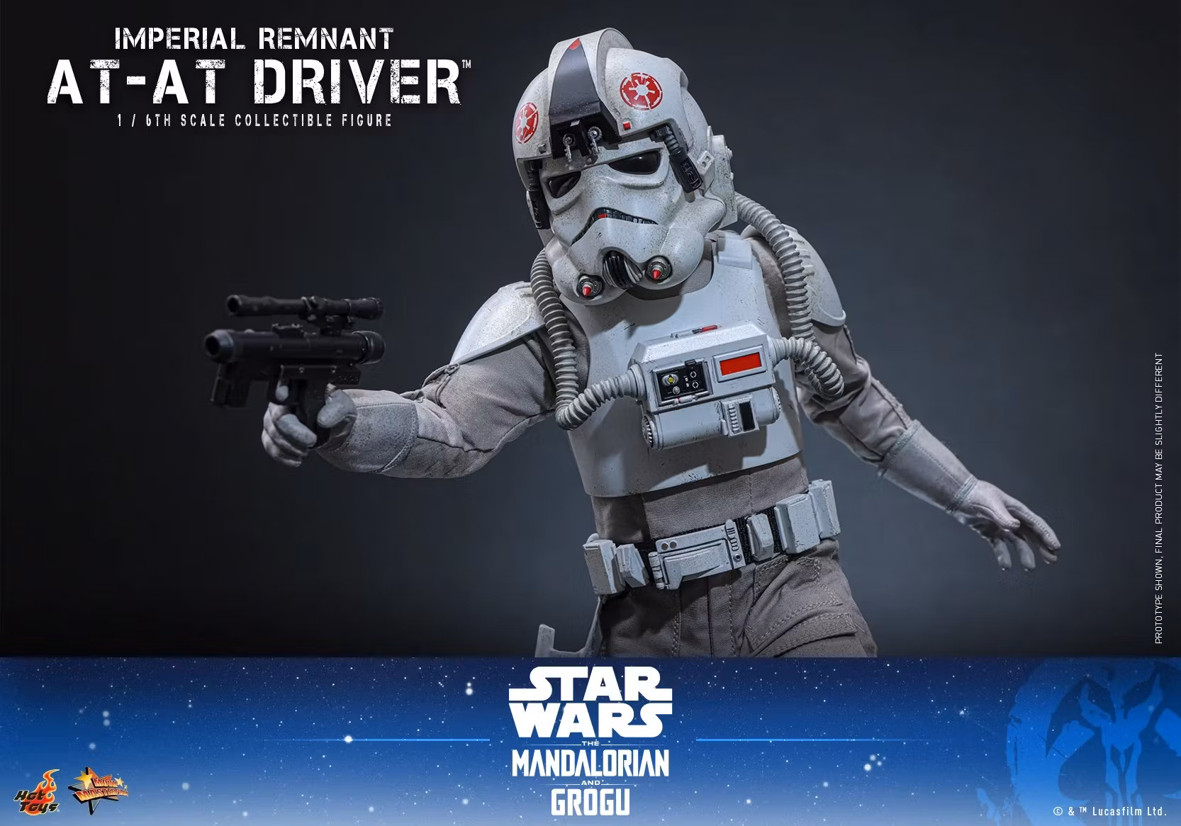 Star Wars: The Mandalorian & Grogu MMS845 Imperial Remnant AT-AT Driver 1/6th Scale Collectible Figure